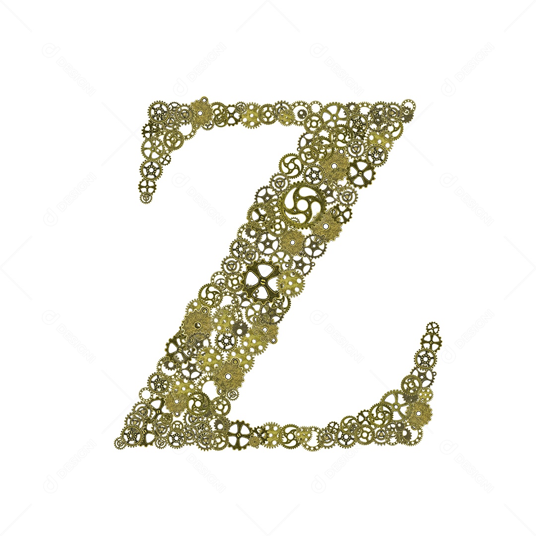 alfabeto, forma de arranjo de engrenagens do alfabeto Traçado de recorte