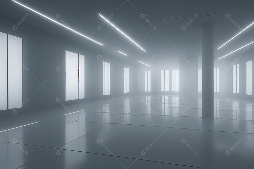 Sala de laboratório de ciências renderização 3d