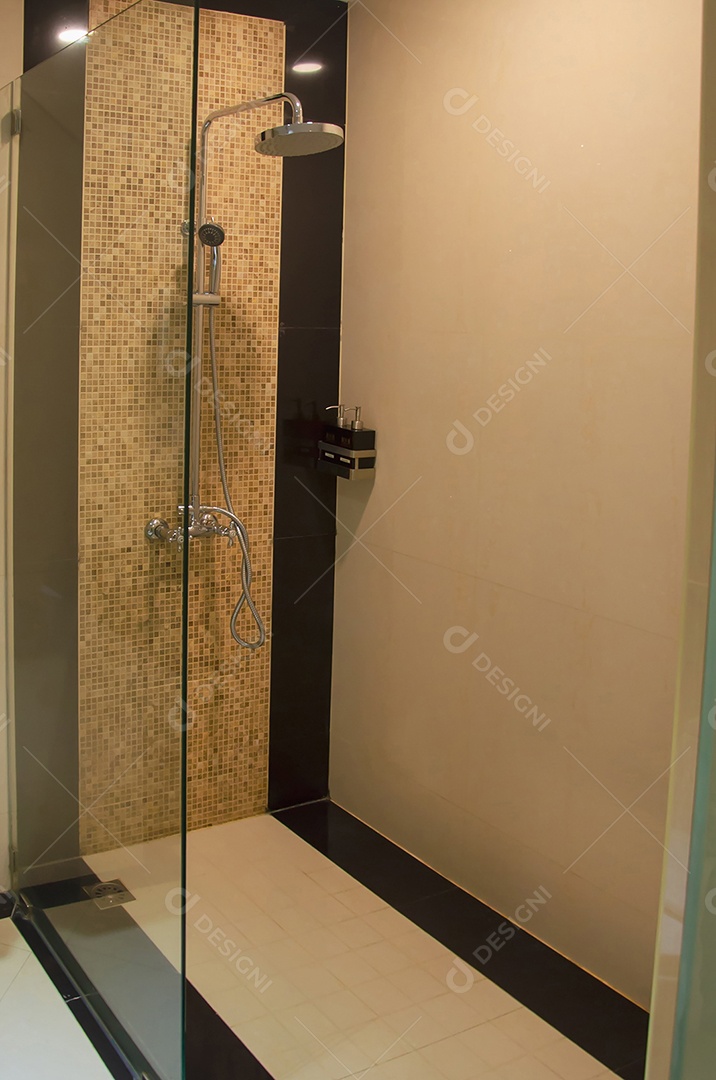 design de vidro de chuveiro