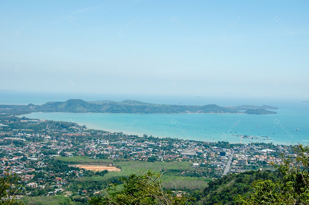 Paisagem mar phuket Tailândia.
