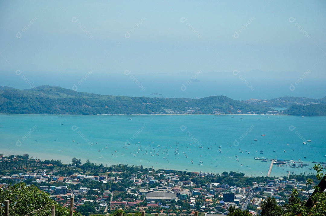 Paisagem mar phuket Tailândia.