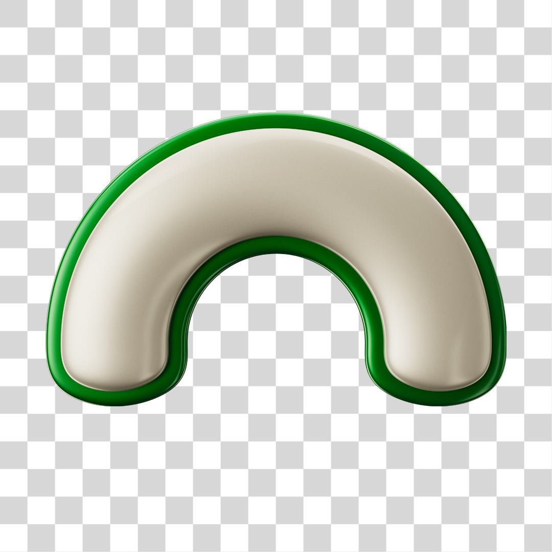 Elemento 3D Base Com Cores da Bandeira PNG Transparente