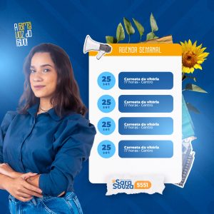 Social Media Agenda Política Carreata da Vitória PSD Editável