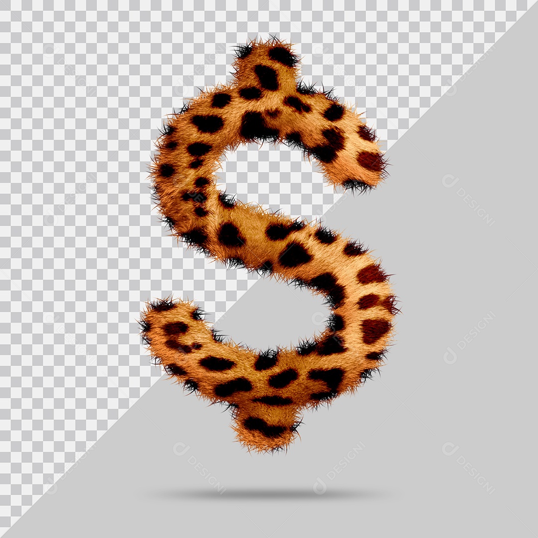 Ícone Dinheiro $ com pele Pintada Ilustração 3D PSD