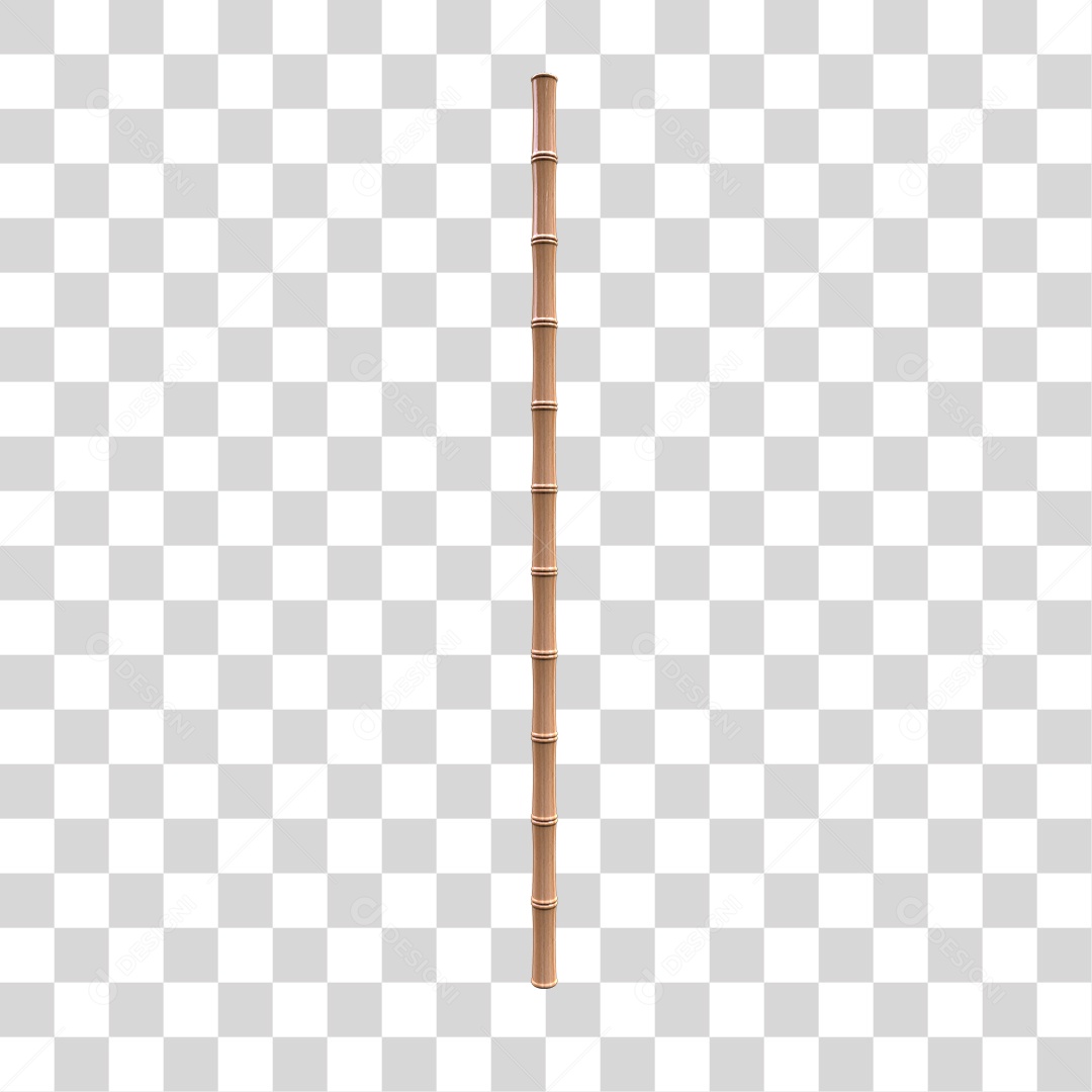 Bambu Chinês Elemento 3D PNG Transparente