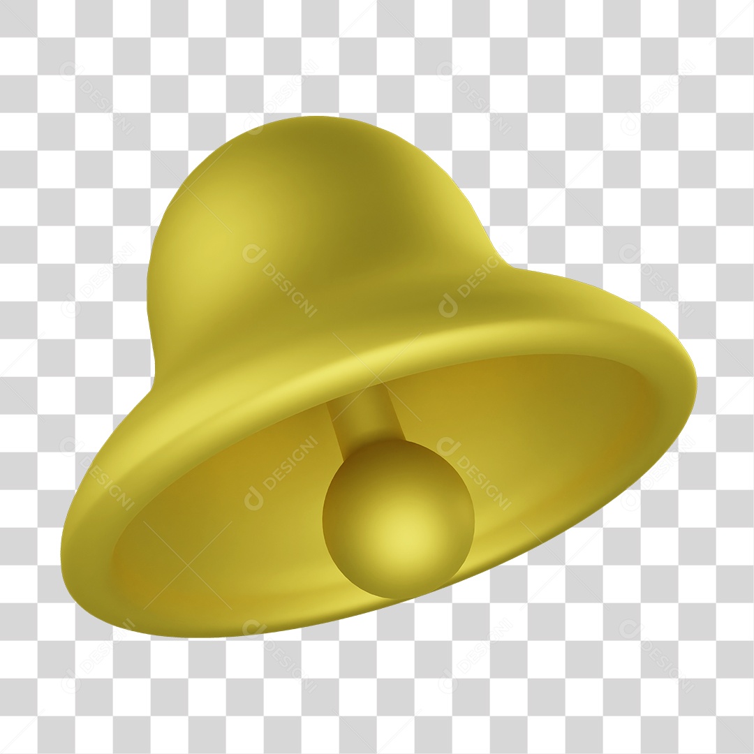 Sino Dourado PNG Transparente