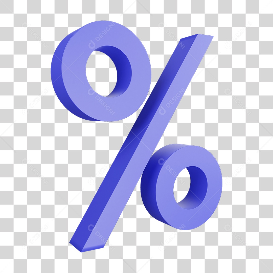 Símbolo de Porcentagem PNG Transparente