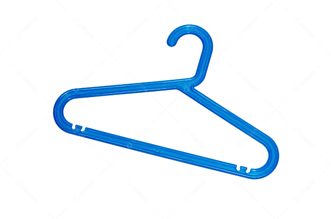 isolamento de cabide de um fundo branco