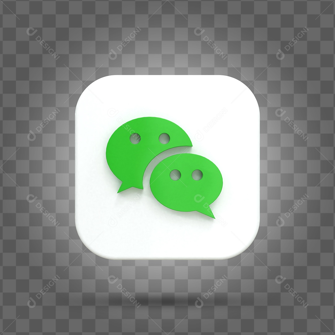 Line Verde Elemento 3D Para Composição PSD