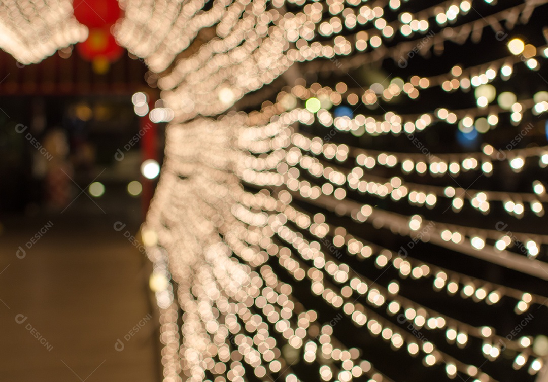 Fundos claros abstratos de bokeh dourado