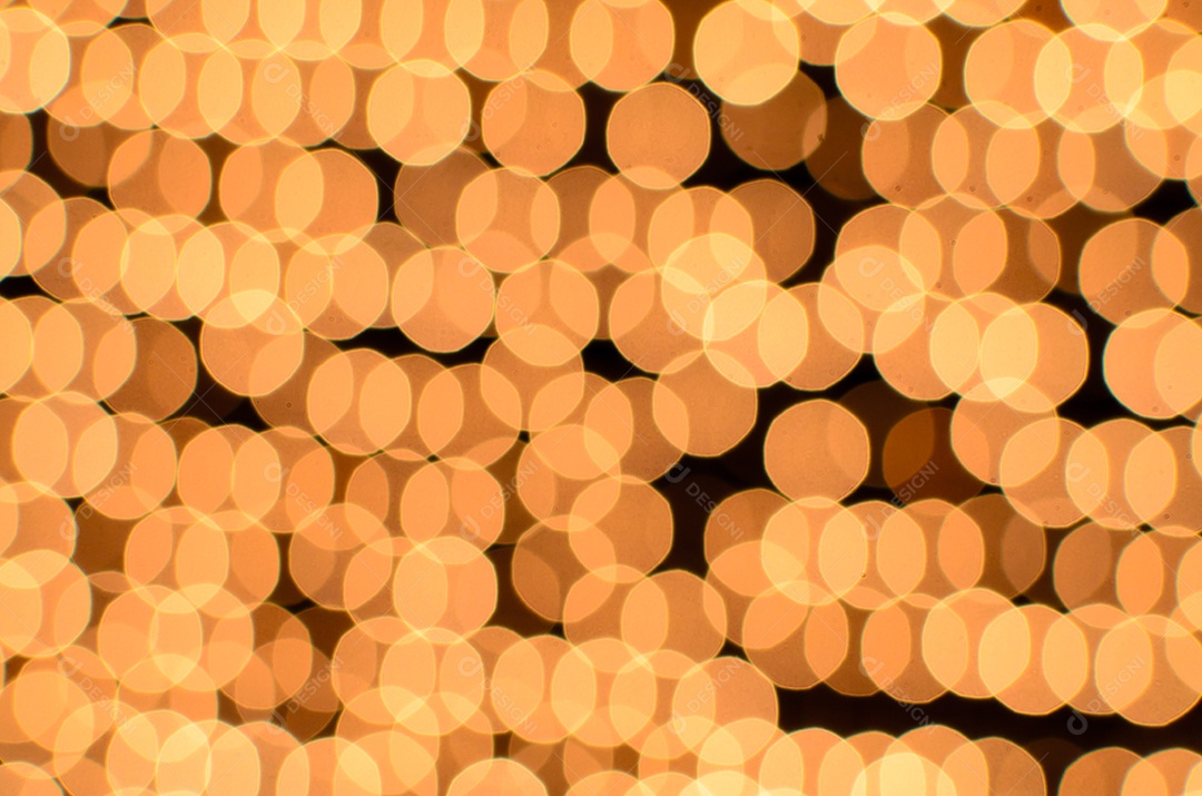 Fundo de luz bokeh dourado, estilo fantasia.