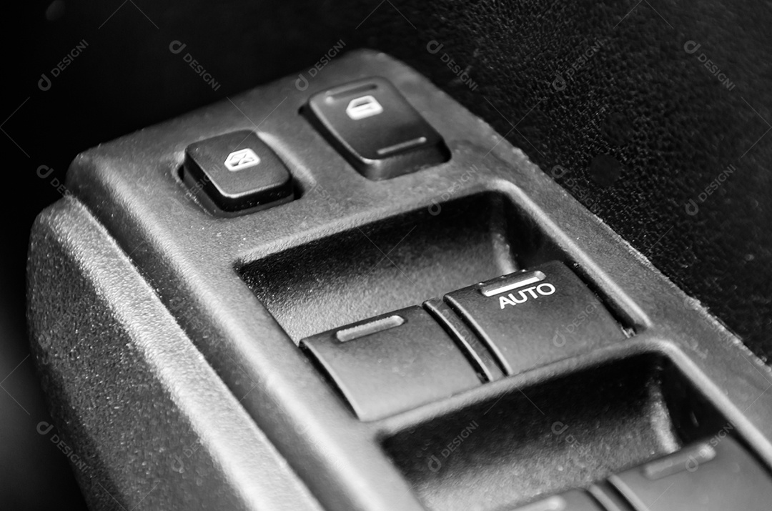 Interruptores de janela no carro