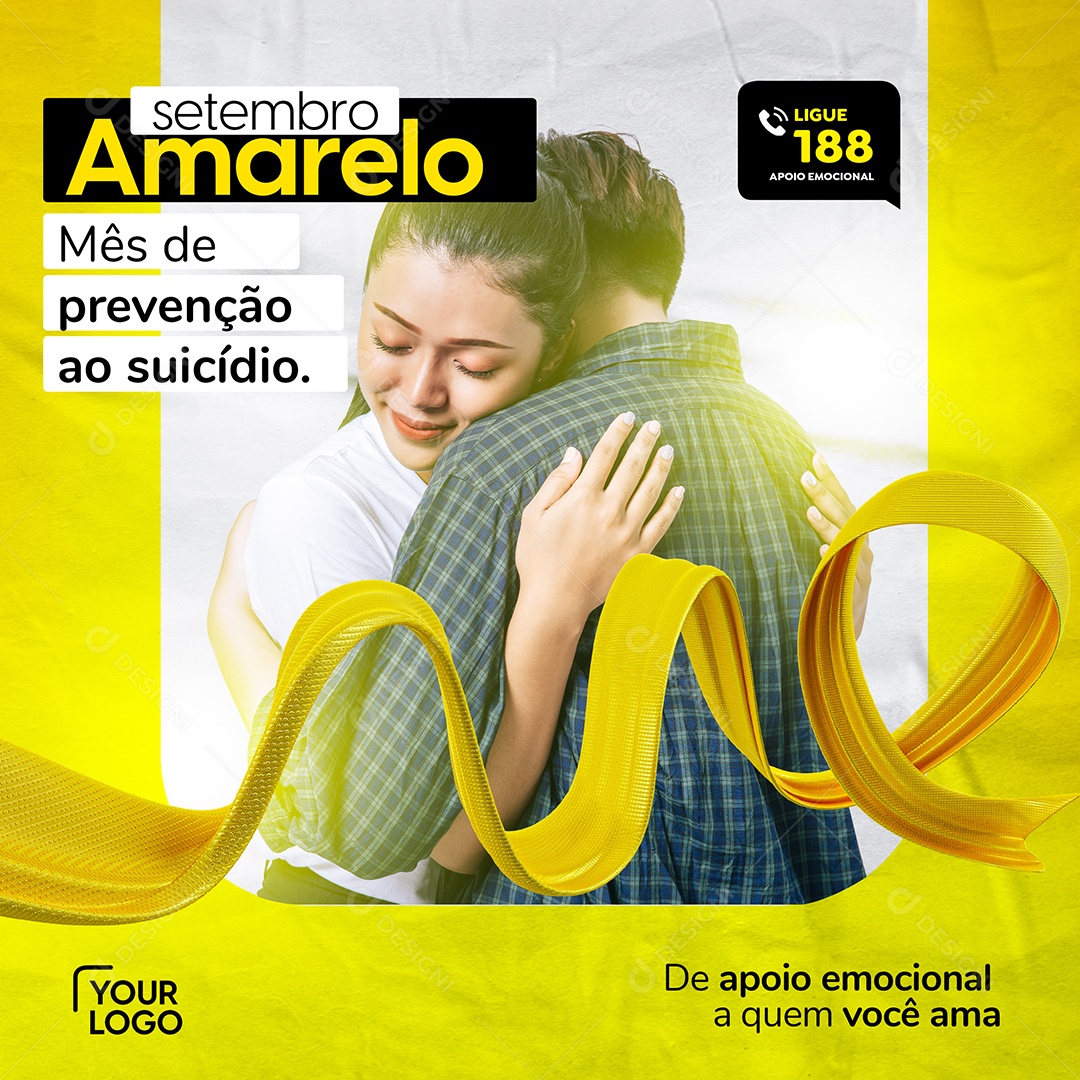 Yellow September Decide For Social Life Media Editable PSD