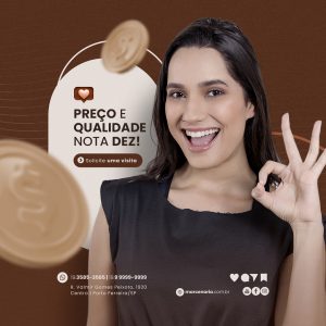 Preço e qualidade nota Dez Carpintaria e Marcenaria Social Media PSD Editável