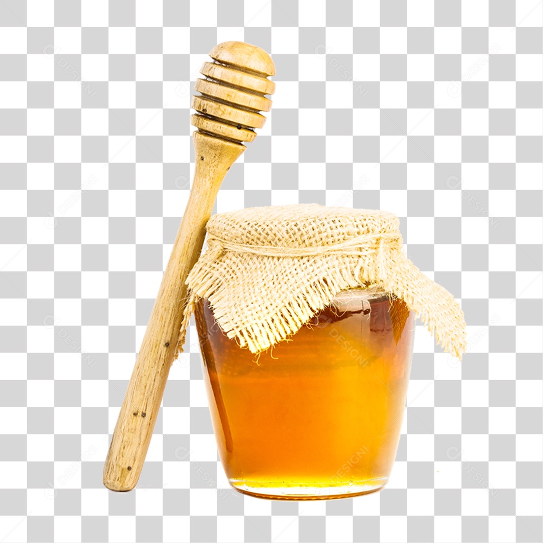 Elemento 3D Mel Para Composição PNG Transparente