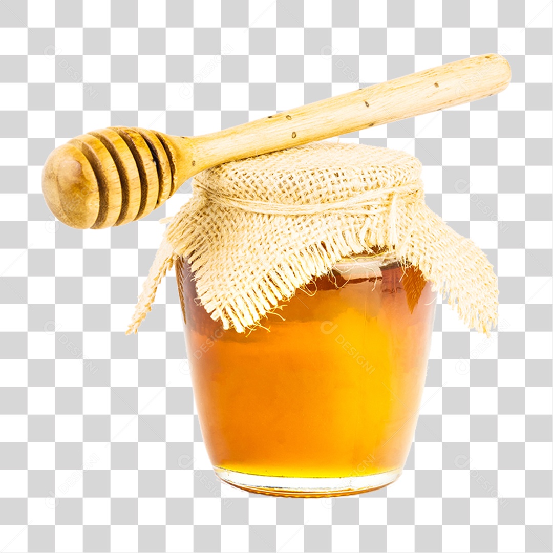 Elemento 3D Mel Para Composição PNG Transparente