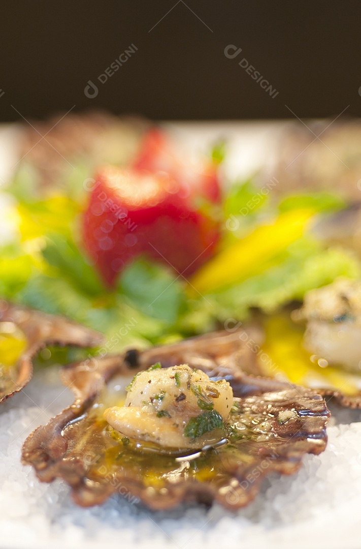 Lapas grelhadas -Mariscos