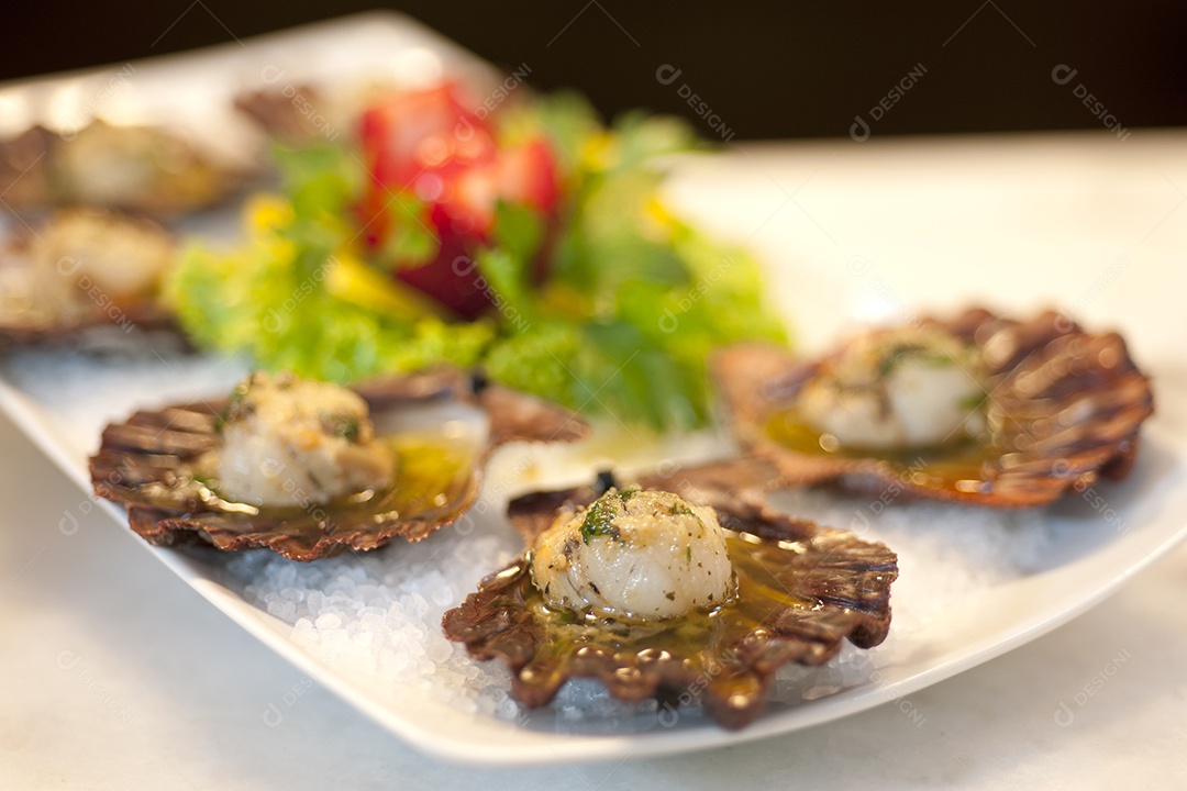 Lapas grelhadas -Mariscos