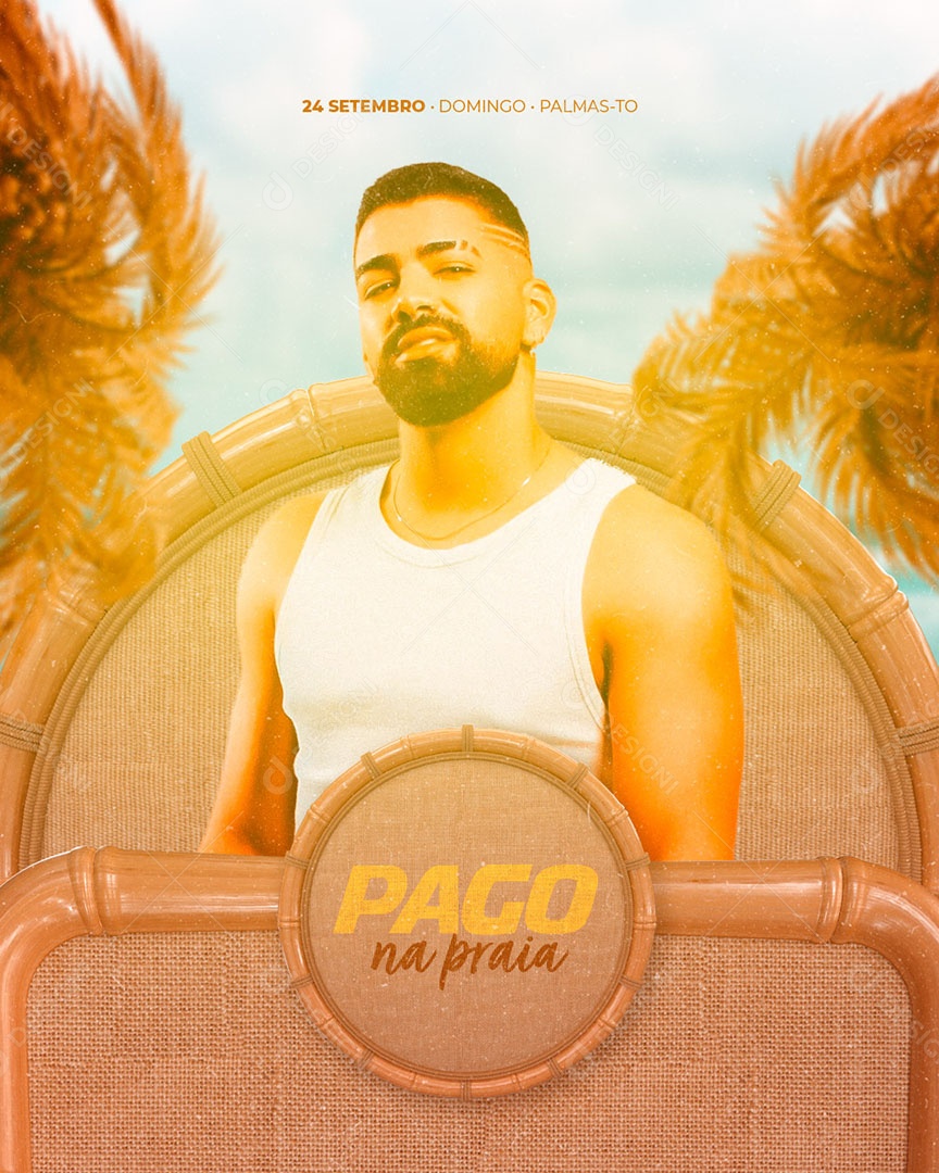 Flyer Show Dilsinho Social Media PSD Editável