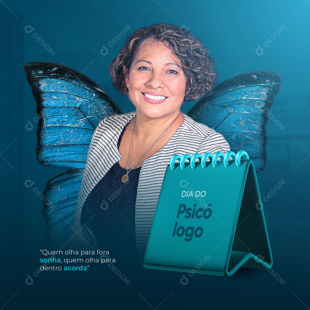 Social Media Feliz Dia do Psicólogo 27 de Agosto PSD Editável