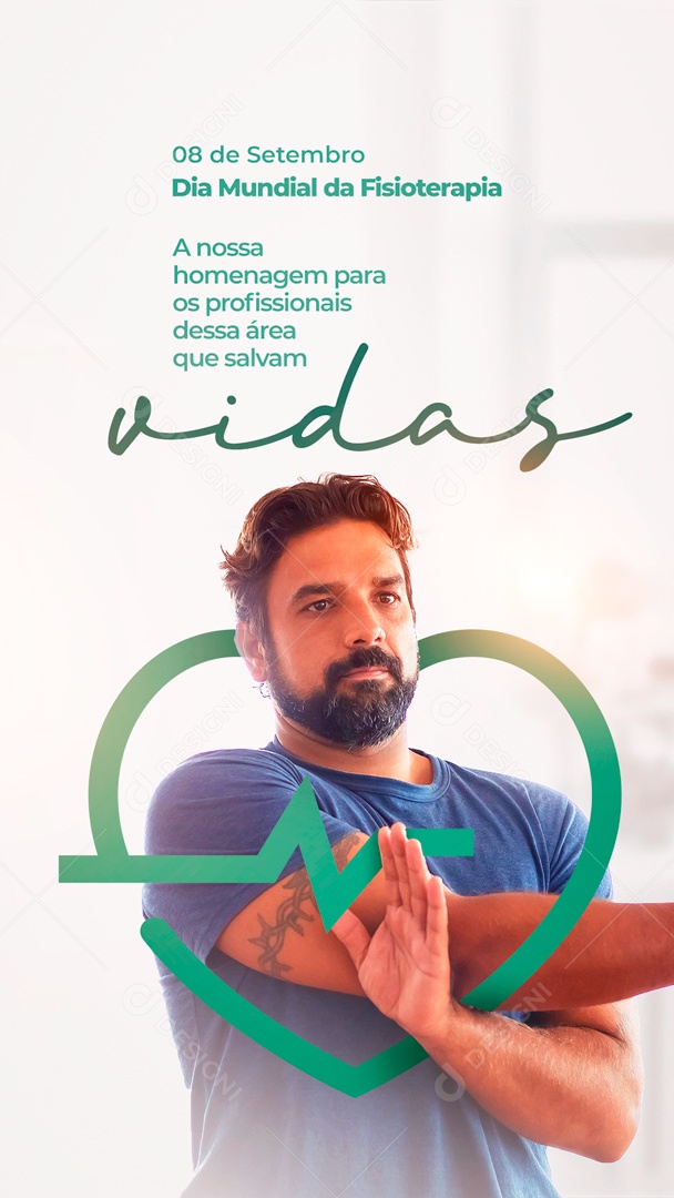 A Nossa Homenagem Para Os Profissionais Dia Mundial Da Fisioterapia Social Media PSD Editável