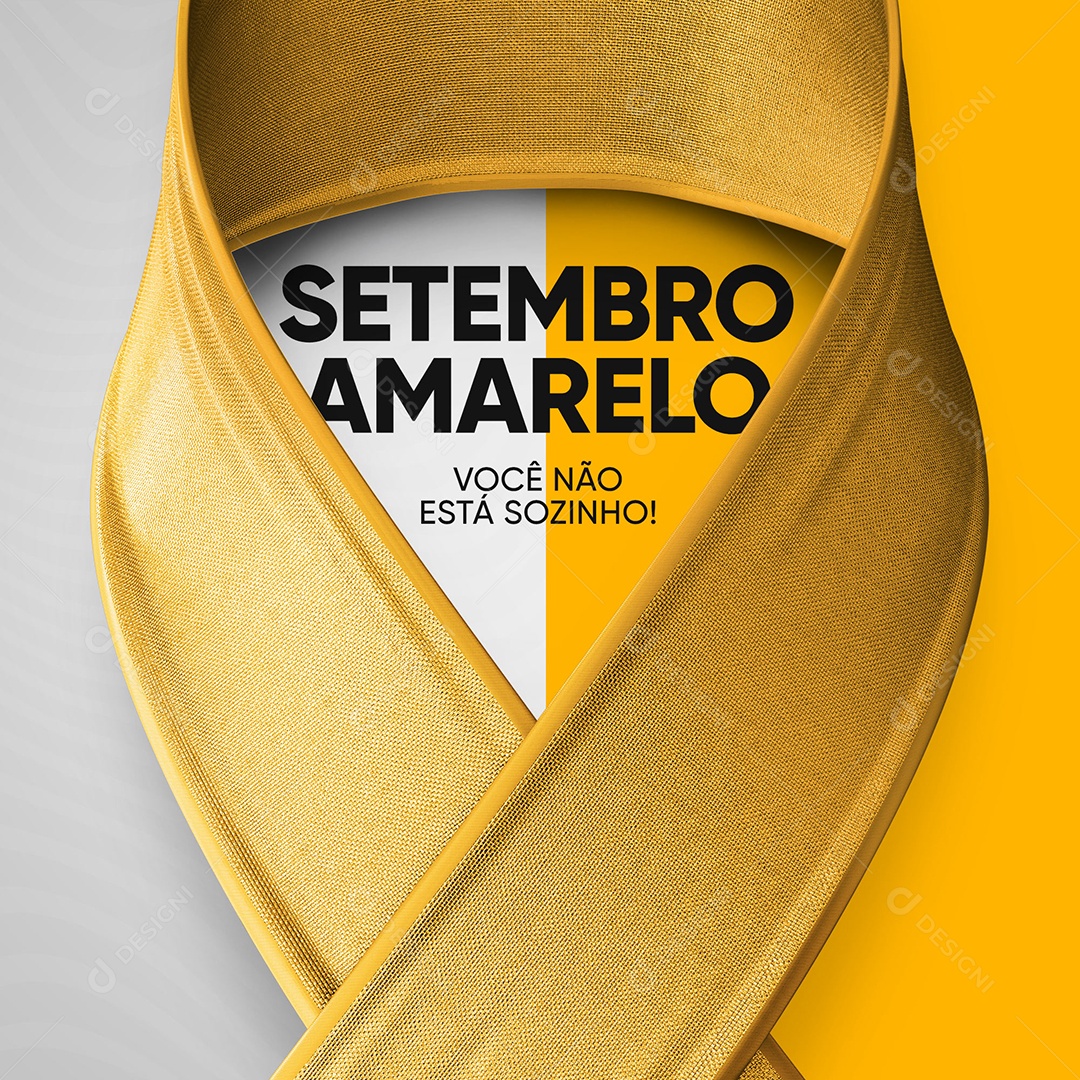 Social Media Story Setembro Amarelo Prevencao ao Suicídio PSD Editável
