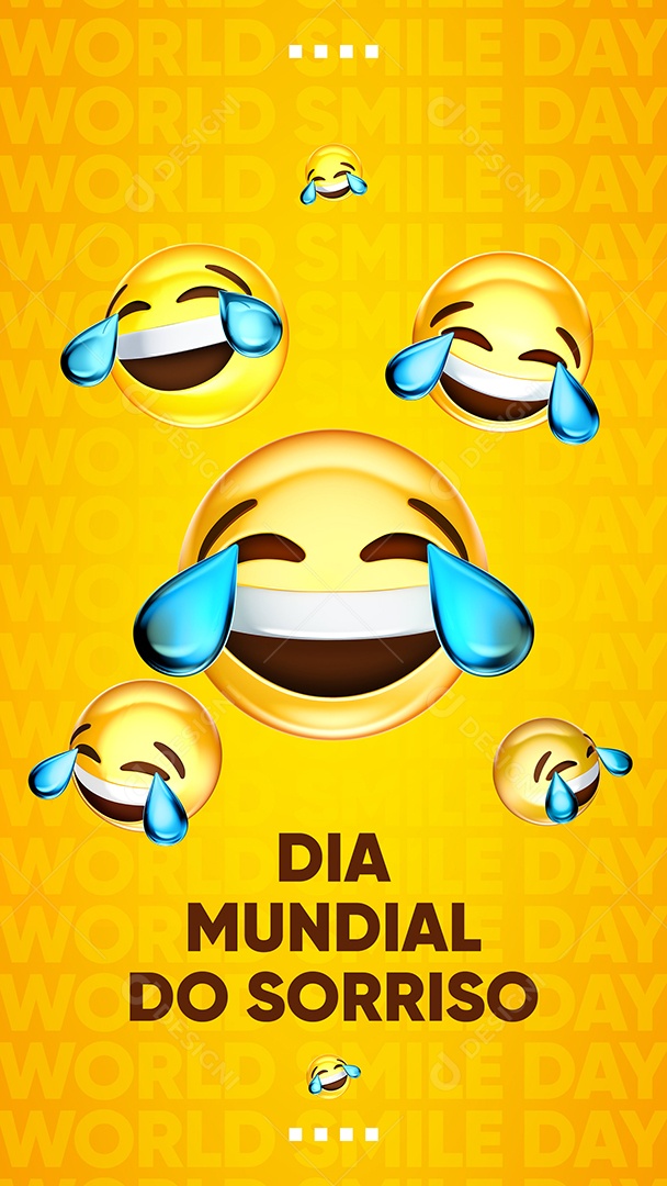 Story Dia Mundial do Sorriso Social Media PSD Editável