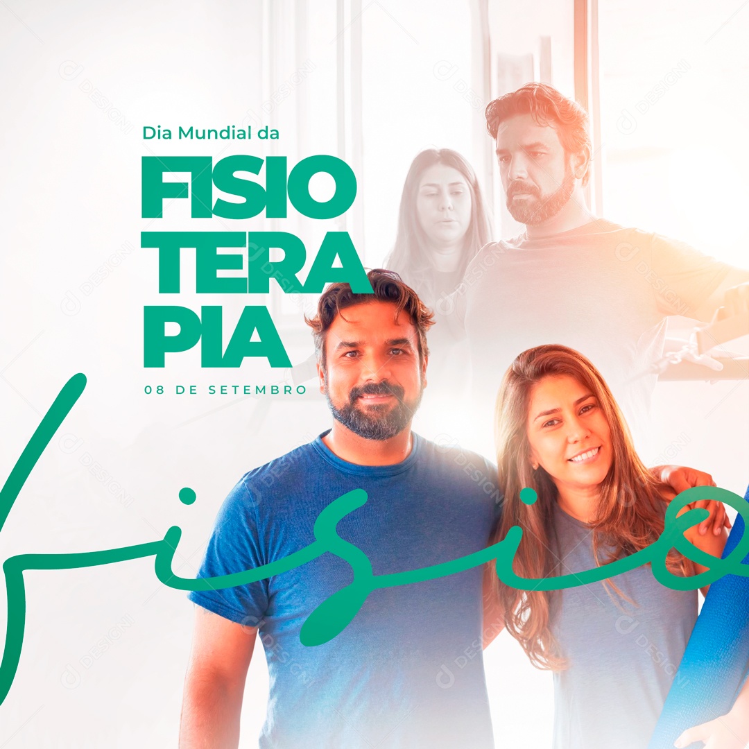 A Nossa Homenagem Para Os Profissionais Dia Mundial Da Fisioterapia Social Media PSD Editável