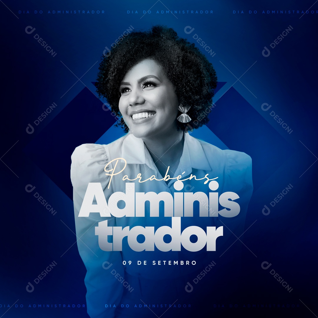 Dia Do Administrador Data Comemorativa 9 De Setembro Social Media PSD Editável