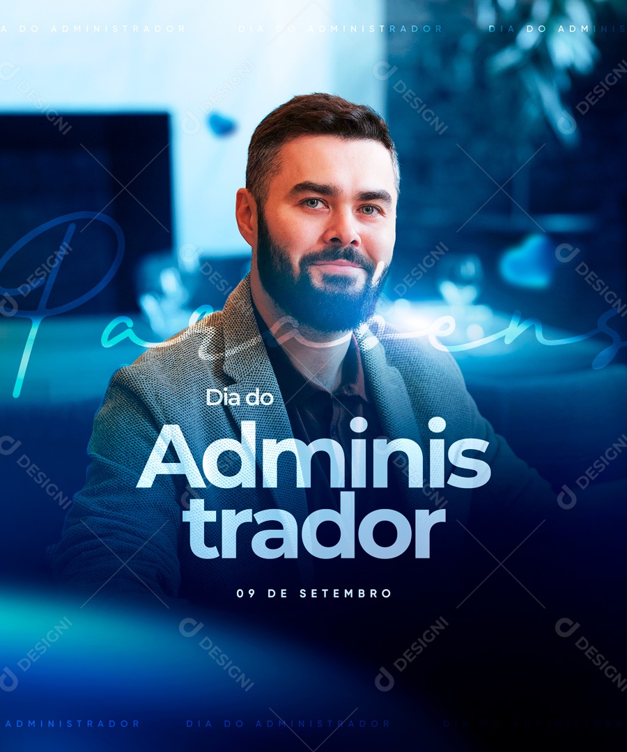 Dia Do Administrador Data Comemorativa 9 De Setembro Social Media PSD Editável