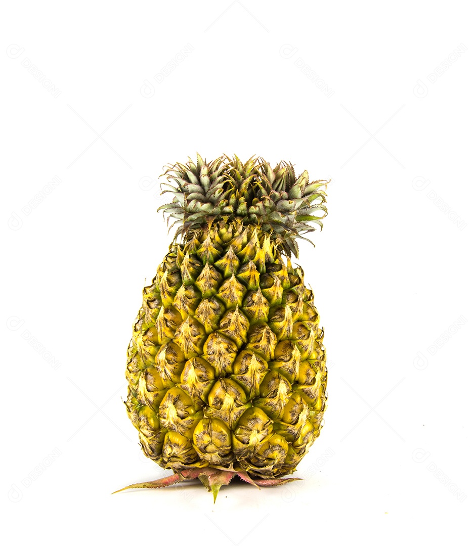 abacaxi em fundo branco