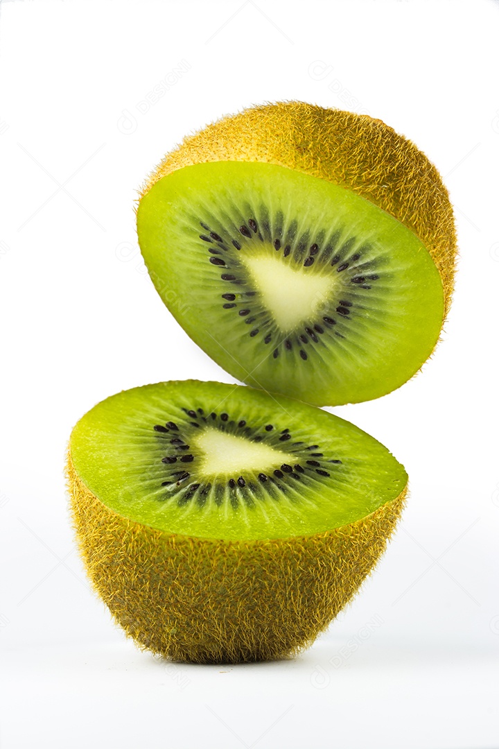 kiwi em fundo branco