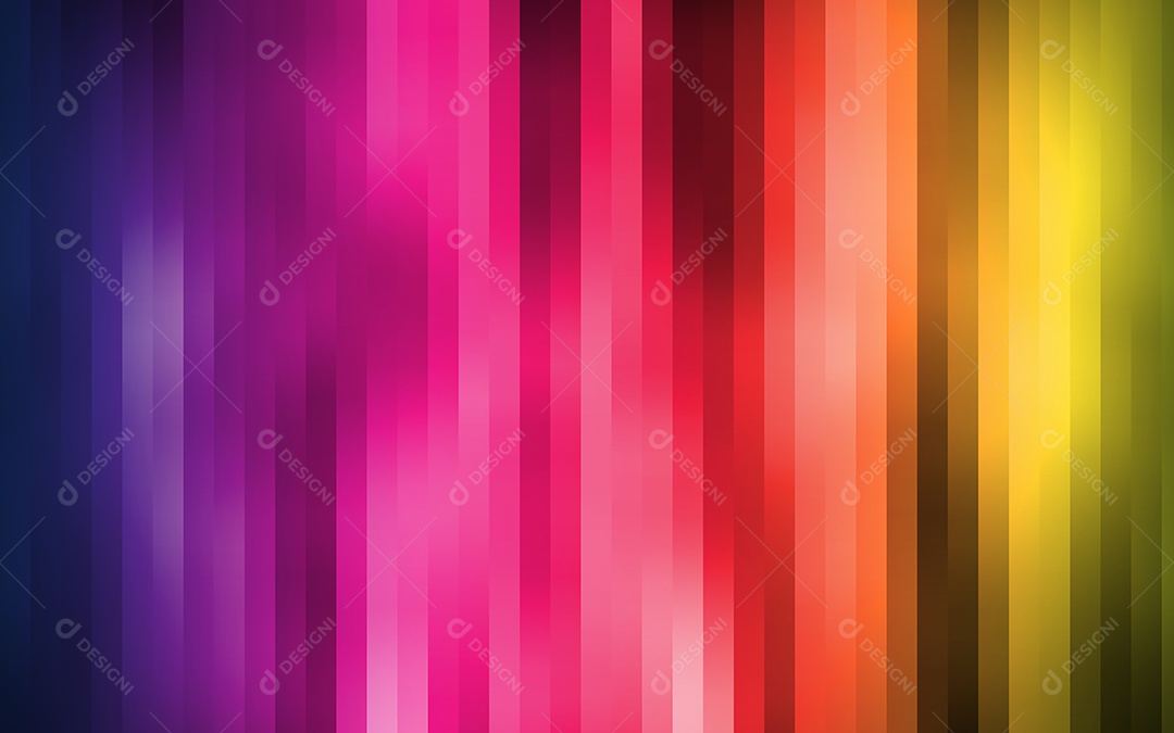 Fundo abstrato de espectro colorido de linhas verticais paralelas