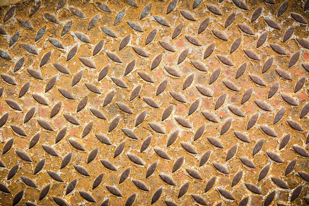 Textura de metal e manchas de ferrugem, fundo abstrato, modelo vazio