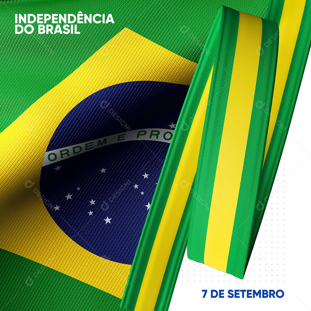 Brazil Independence Day September 7 Social Media Editable PSD