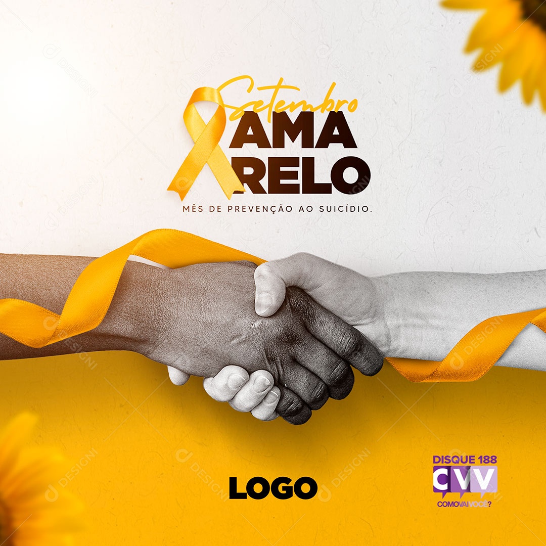 Social Media Setembro Amarelo Mês da Prevenção Ao Suicídio PSD Editável