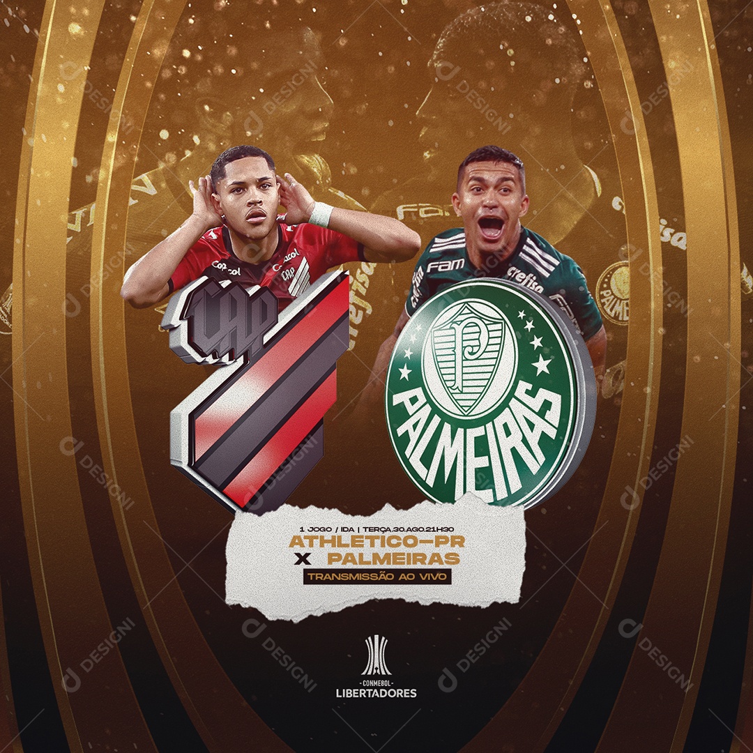 Social Media Semifinal da Copa Libertadores PSD Editável