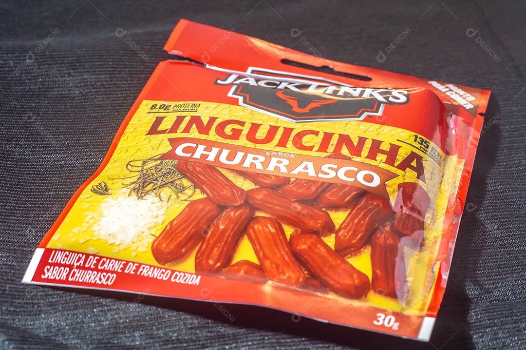 Links da embalagem de Jack com fundo preto