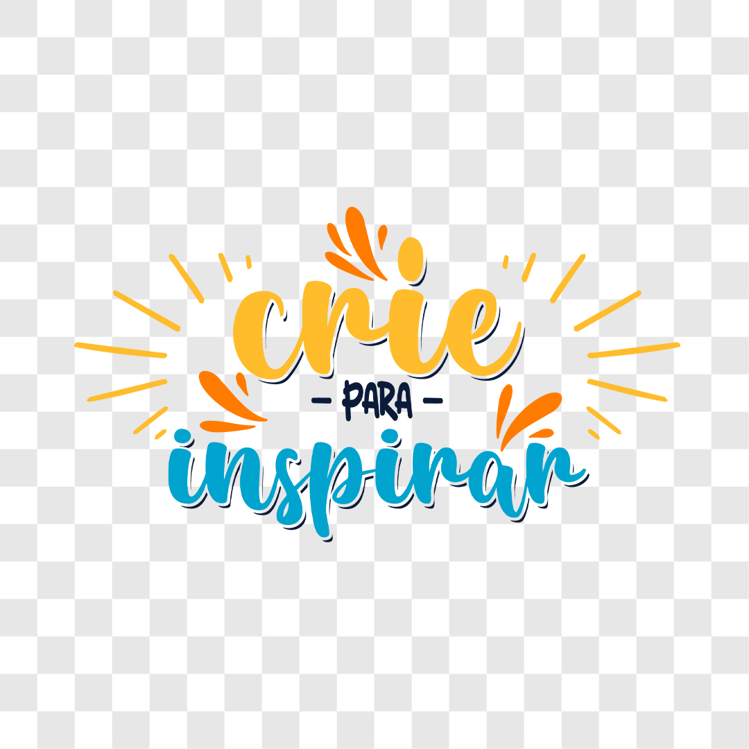 Lettering Crie Para Inspirar EPS + PNG