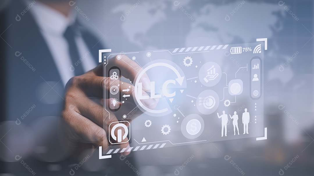 LLC. Sociedade Limitada. Tecnologia de negócios Internet