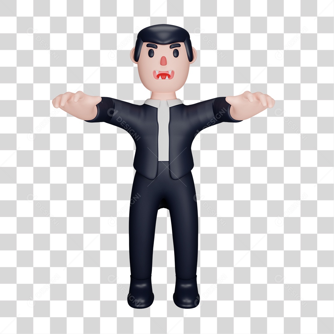 Personagem Drácula PNG Transparente