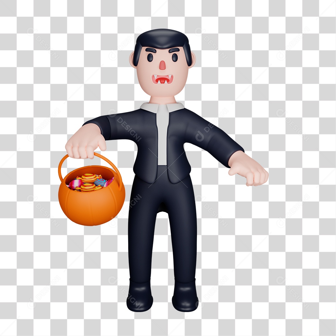 Personagem Drácula PNG Transparente