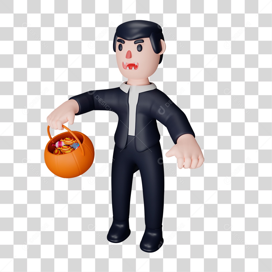 Personagem Drácula PNG Transparente