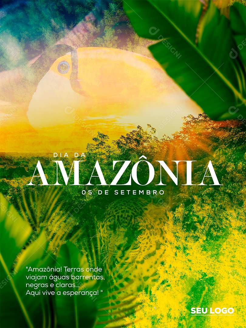 Dia da Amazônia 5 de setembro Social Media PSD Editável