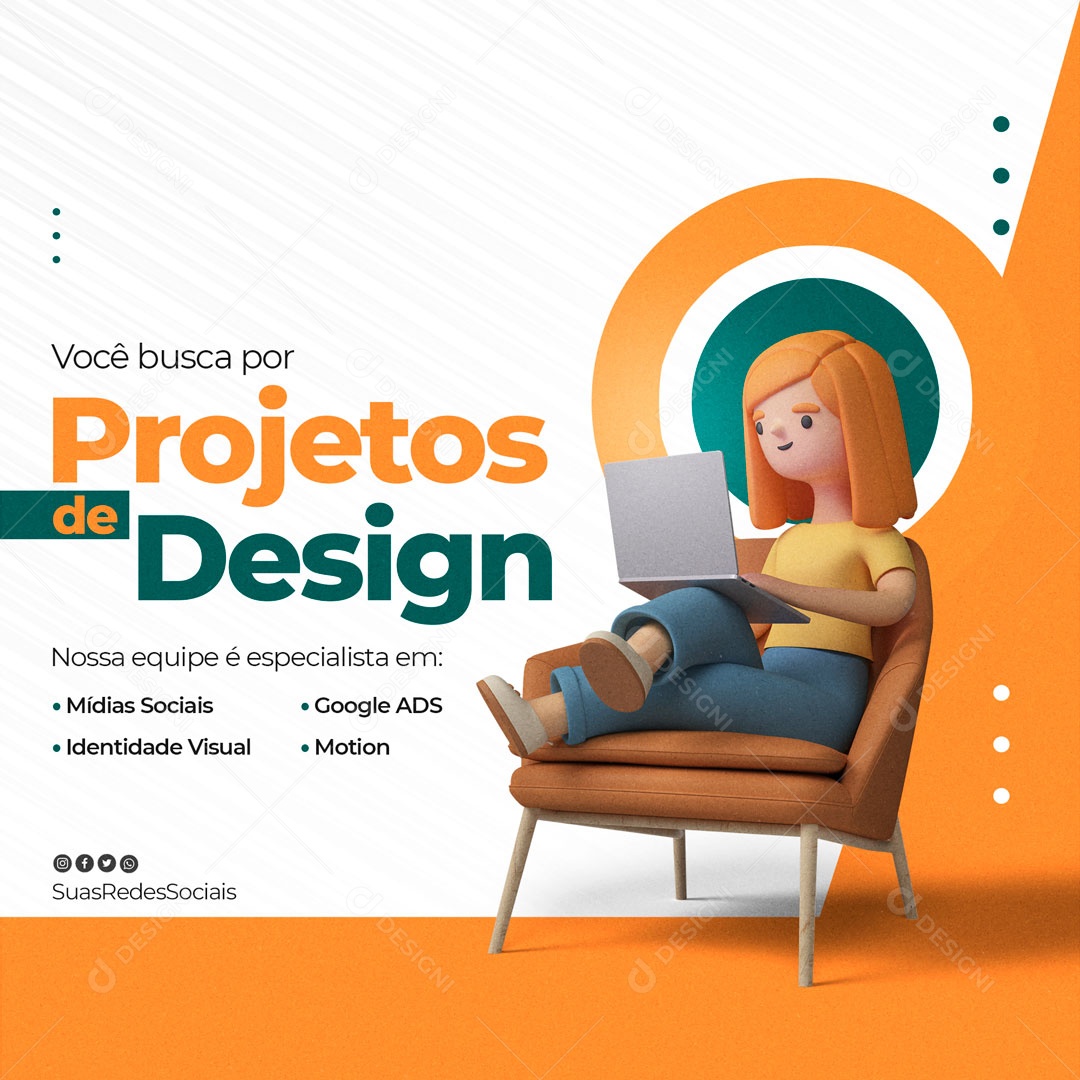 Você Buscar Por Projetos De Design Social Media PSD Editável