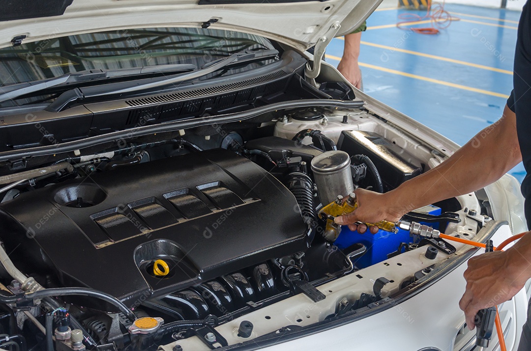 Motor de carro de limpeza de mãos