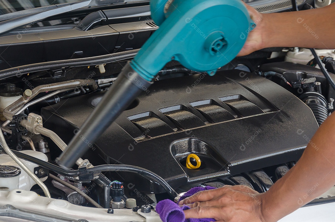 Motor de carro de limpeza de mãos