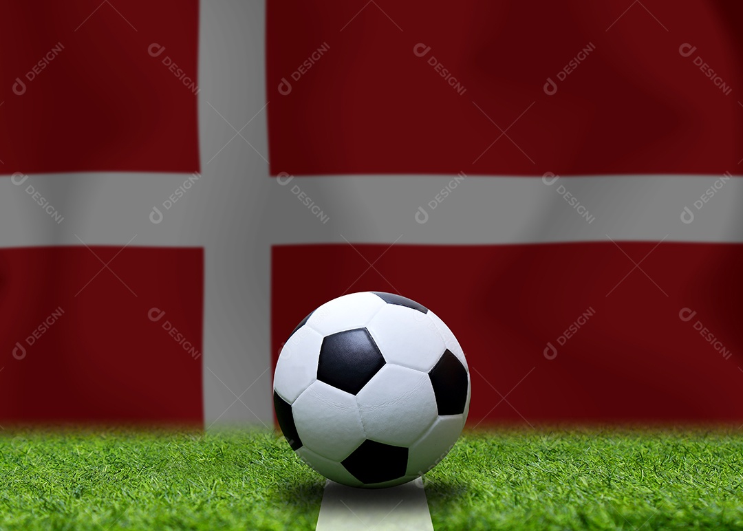 Competição da Copa de Futebol entre a Dinamarca