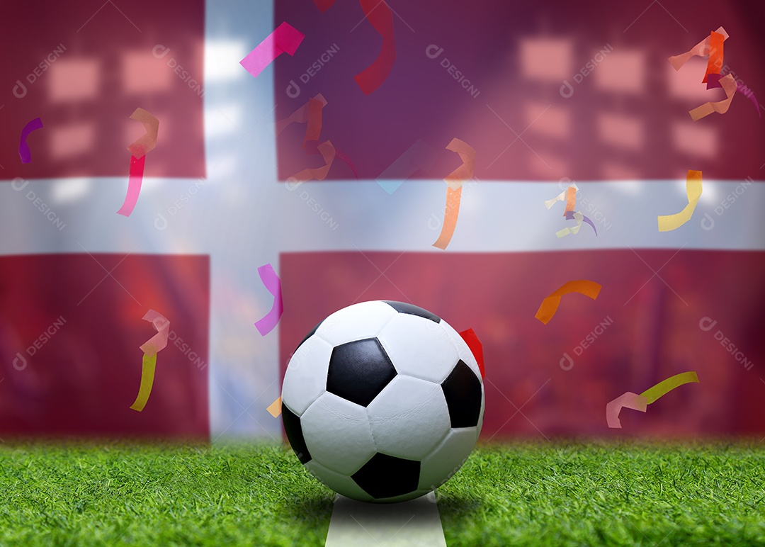 Competição da Copa de Futebol entre a Dinamarca