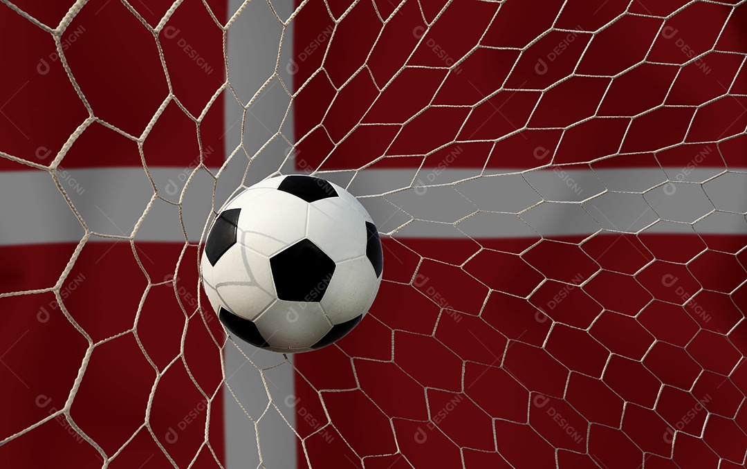 Competição da Copa de Futebol entre a Dinamarca